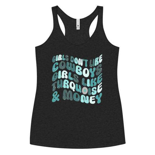 Girls Like Turquoise Tank Top